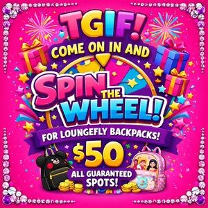 TGIF-$50 LOUNGEFLY BACKPACKS ALL GUARANTEED SPOTS. 10/10 SPOTS,8:30PM PT 2/20